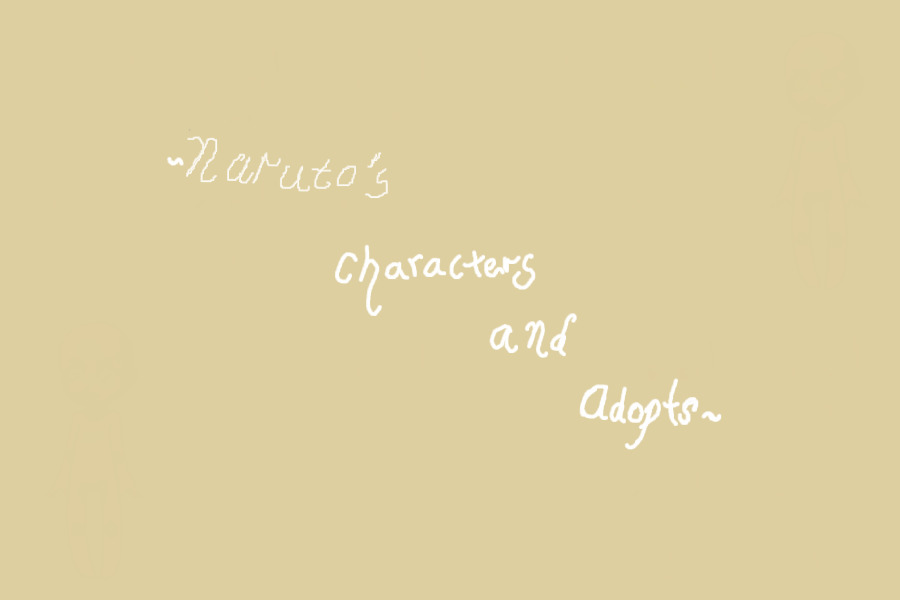 naruto's characters.