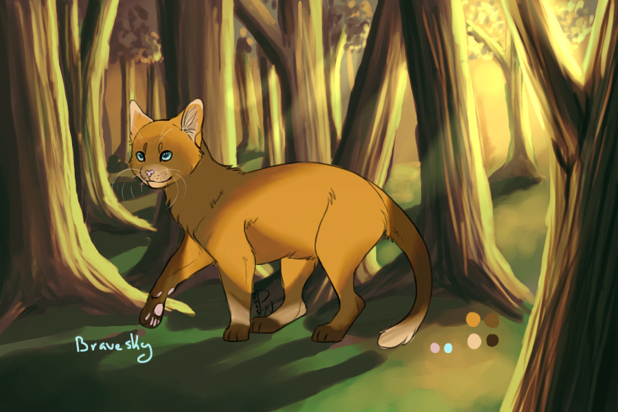 Bravesky (Colored in)