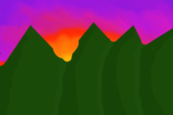 Evergreen Sunset