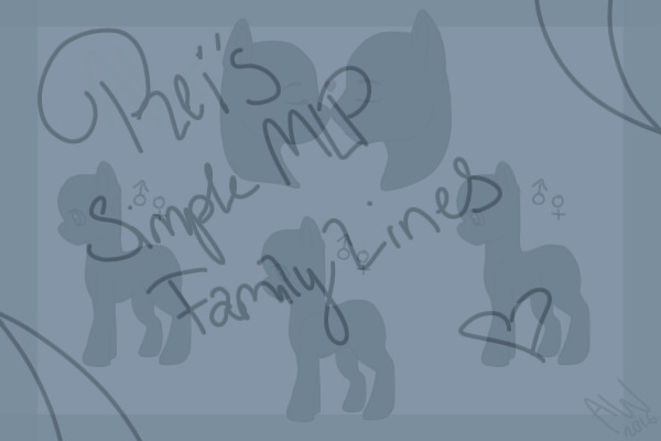 |Rєι's Simple MLP Family Lines|