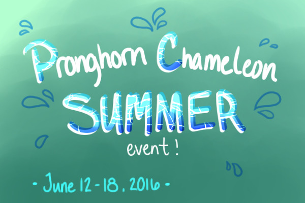 Pronghorn Chameleon SUMMER - posting open!