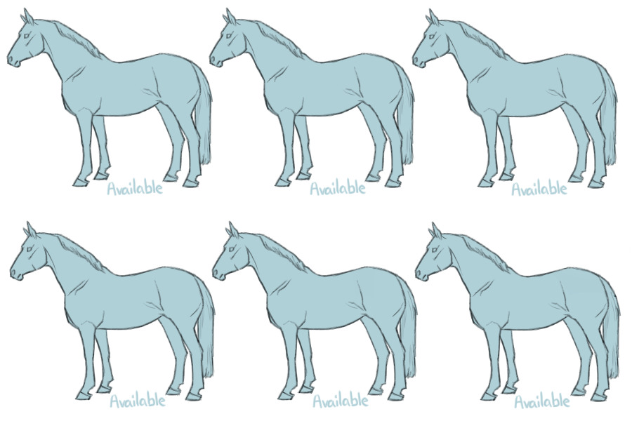 6 pack horse editable