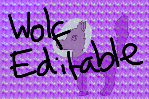 Wolf Editable!