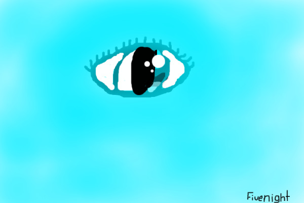 A quick drawing of an eye