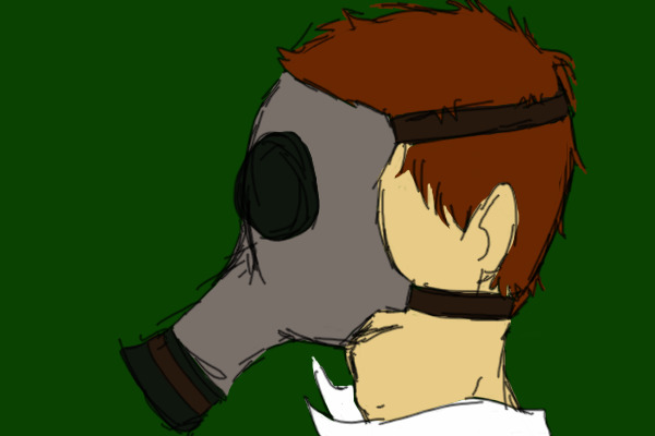 Gasmask Man Color-In