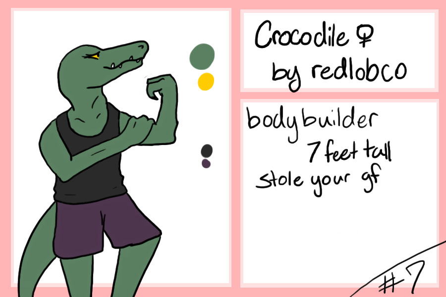 Furtopian #7 - Bodybuilder Croc
