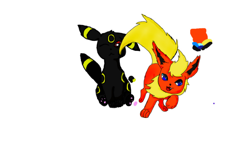 flareion,umbreon and... WIP
