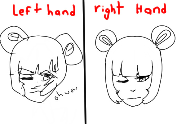 Left hand vs Right hand