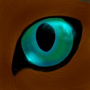 blue green cat eye