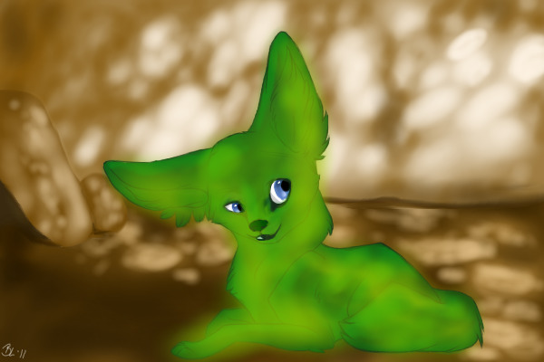 green fox