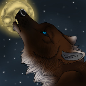 Monlight wolf avatar