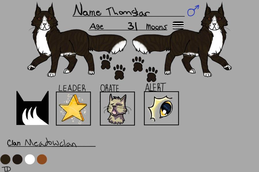 Meadowclan Leader: Thornstar