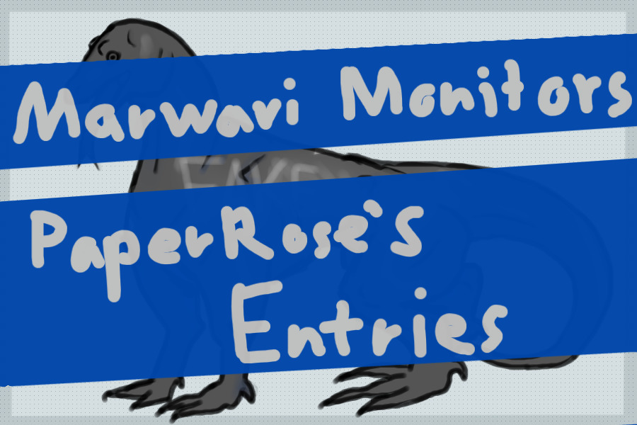 Marwari Monitors Artist Search: PaperRose's Entries