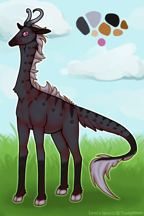 Glitter Giraffe