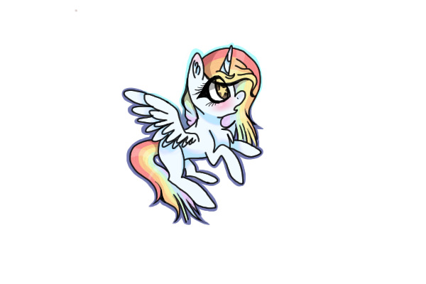 Chibi Alicorn (Transparent Vers.)