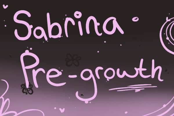Sabrina pregrowth