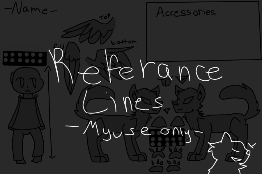 Cat Reference Lines -My Use Only-