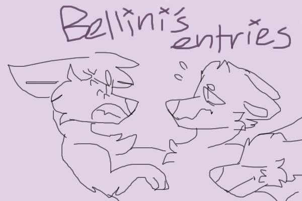 Bellini's entries