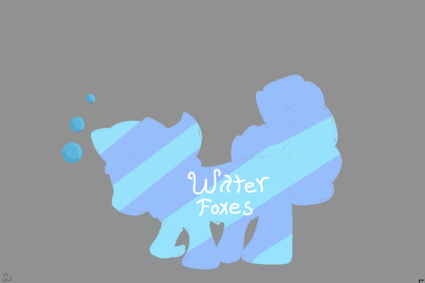 Water foxes!