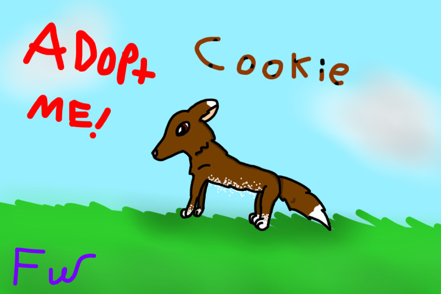 Fluffle Wolf: Cookie