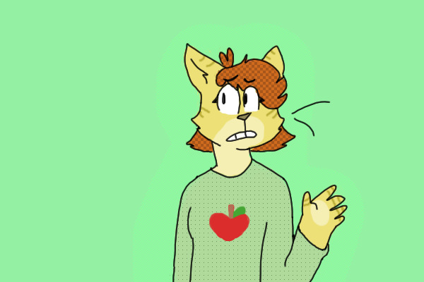 I don't usually draw on here but when I do it's furries