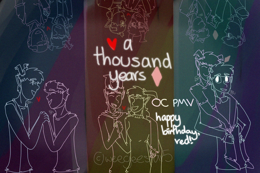 a thousand years // oc pmv // gift for a friend