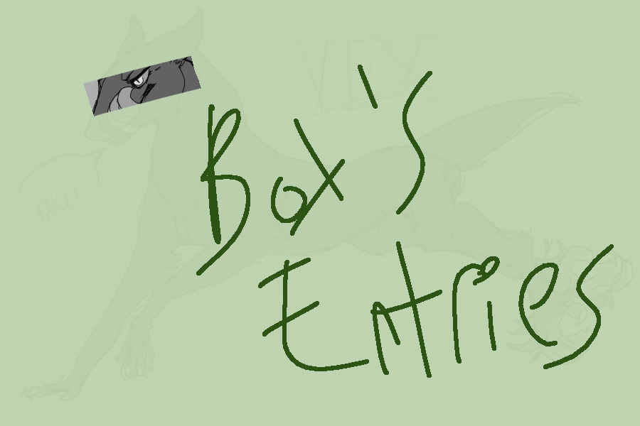 my entries