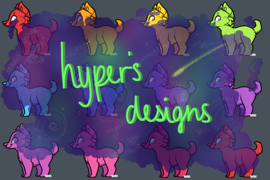 hyper.'s designs || Lines by Tealea
