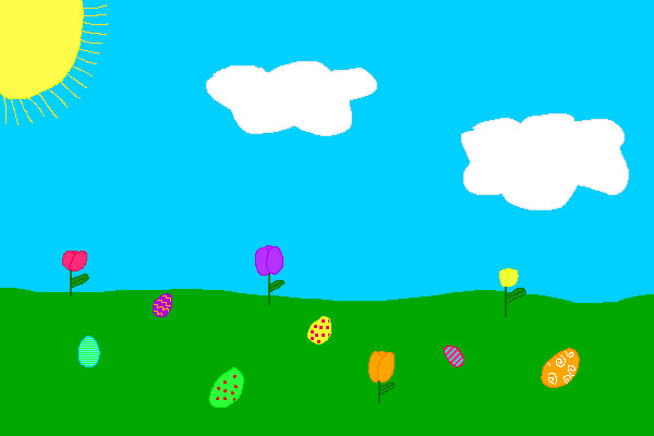 easter egg meadow