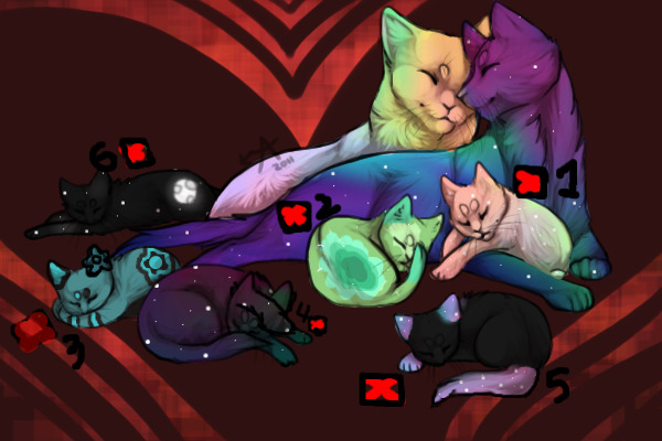 Cat Adopts! *Pastel meets Galaxy theme* *CLOSED*