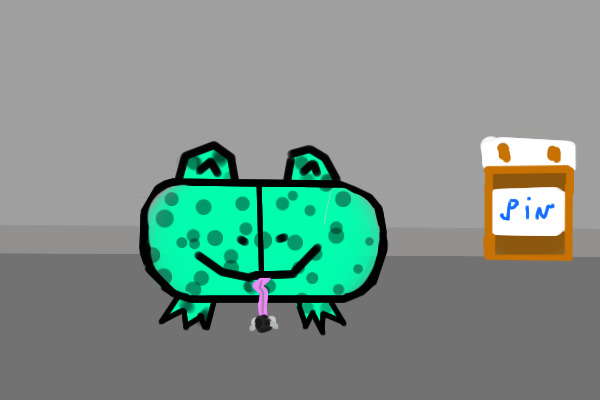 poisinous pill frog!