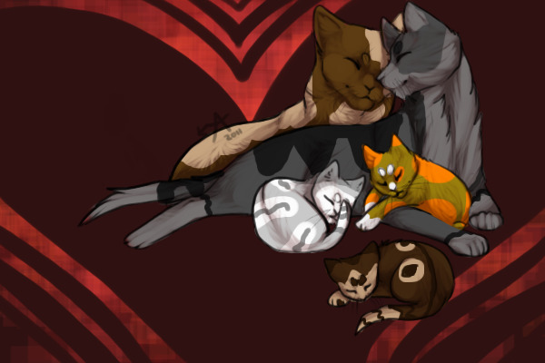 Fallenstar and Brokentooth- Litter #1