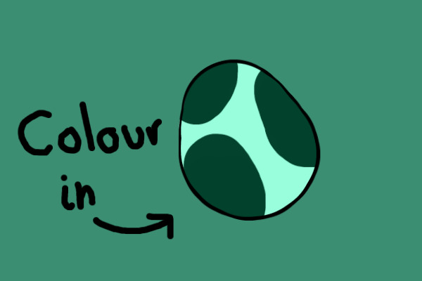 Cat Egg Colour In - Cat lines by:☾ Ƞ ɪ ɢ н т ω є в