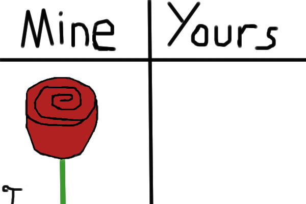 Rose Editable Mine/Yours