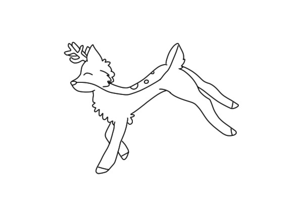 Reindeer sketch