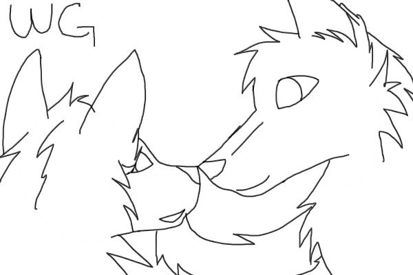 Free Wolf Lineart