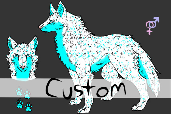 Wolf #4 Custom for aye_im_laci