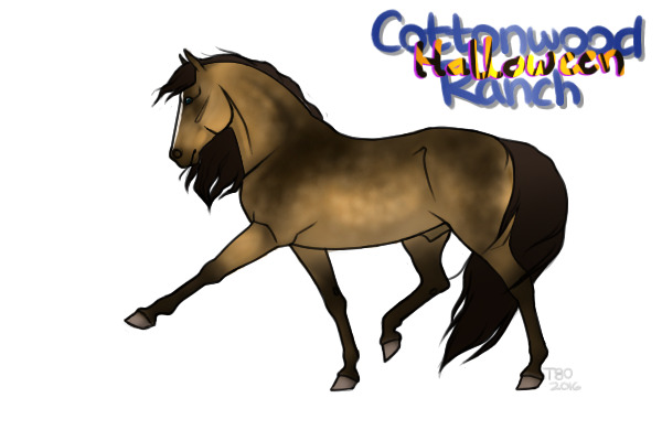 CWHR: Halloween Horse 1: Snickers