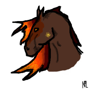 Firey Horse Avatar