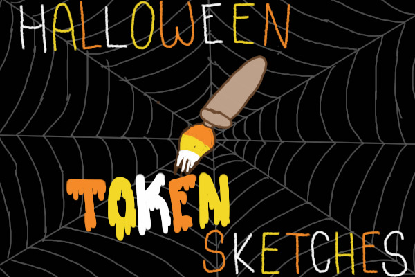 Halloween sketches for tokens 🕸