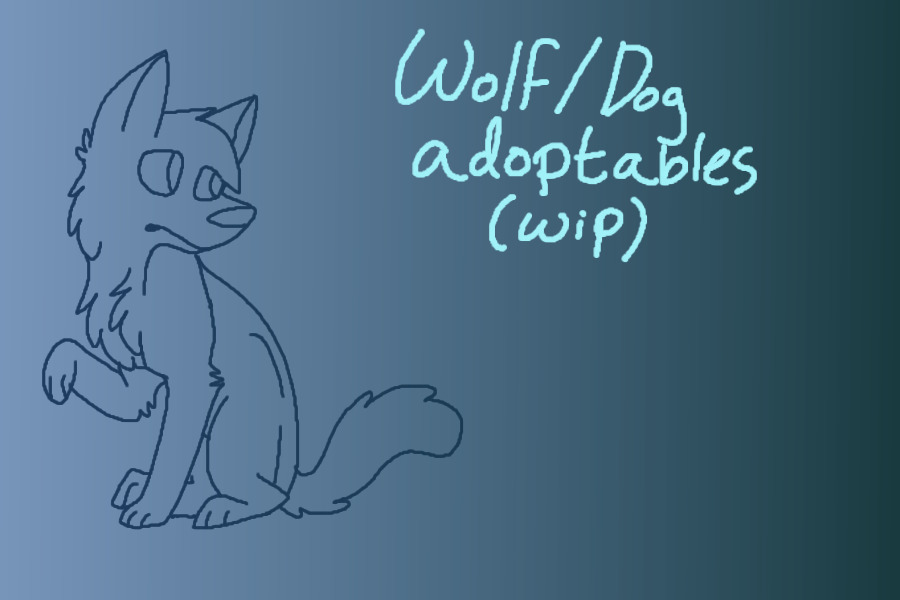 Wolf/Dog adoptables (Posting open!)