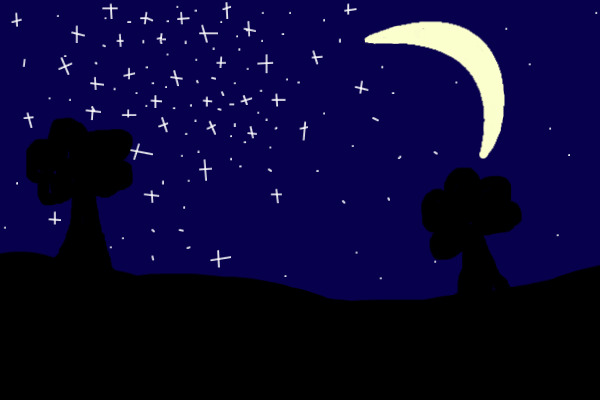 night with stars