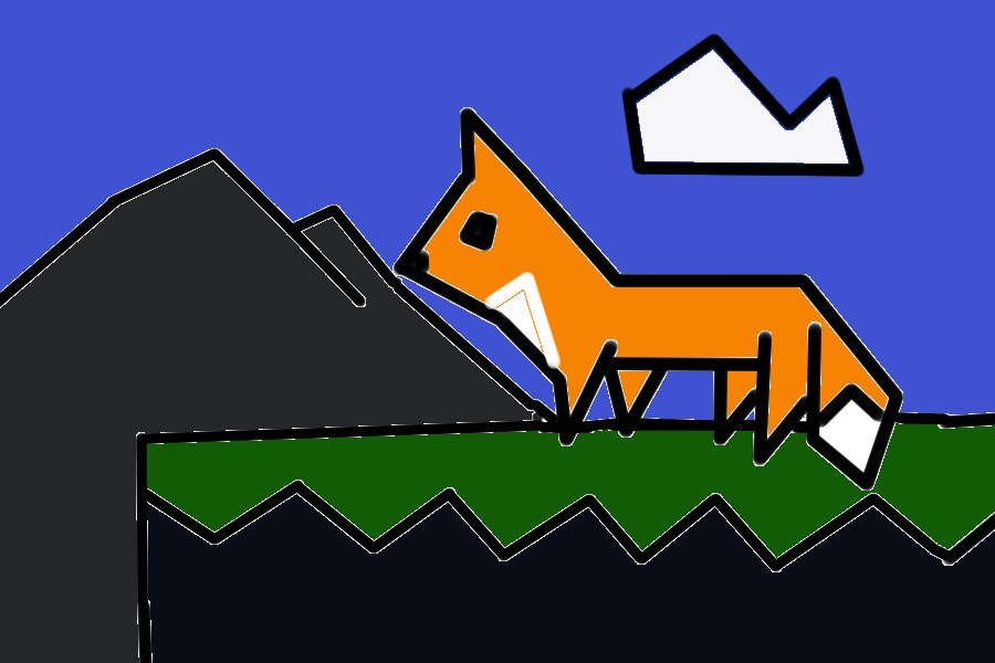 Geometric Fox (Inspired by the app Fast as a Fox)