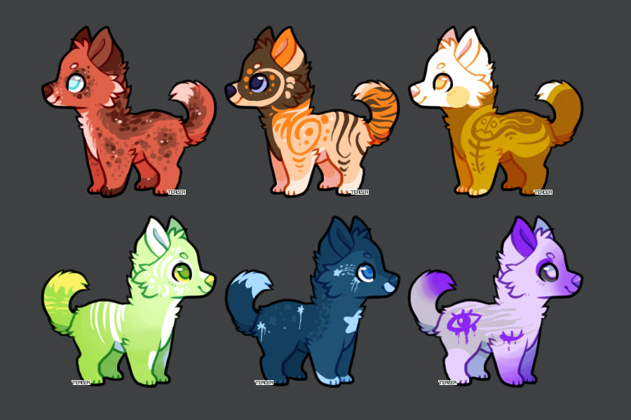 Rainbow-ish batch Auction! CLOSED