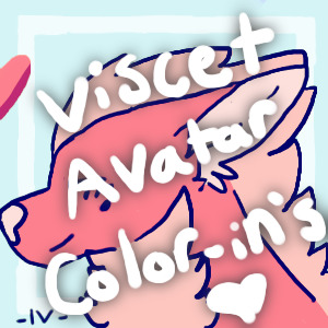 Viscet Couple Avatar Color-In's!!!