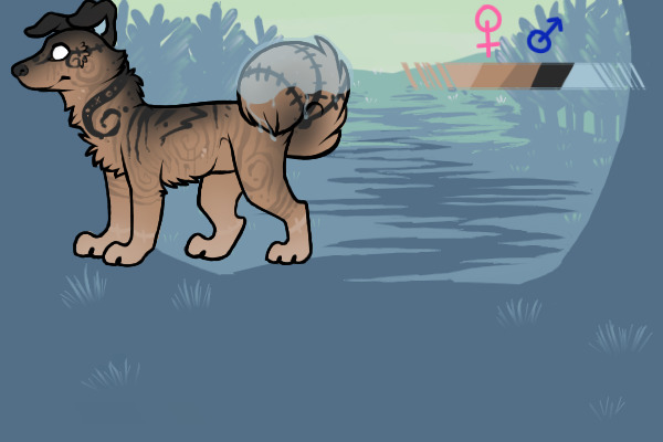 Stitch pupper; book and faux breeding