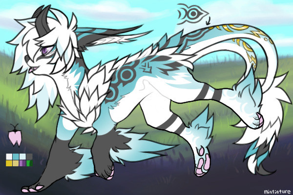 Without wings + feather growths