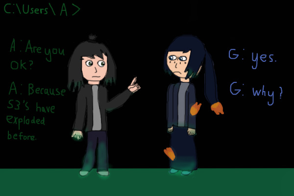 a to-be-exploding phone