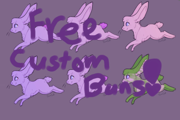 Free Custom Buns! - Open for Business!
