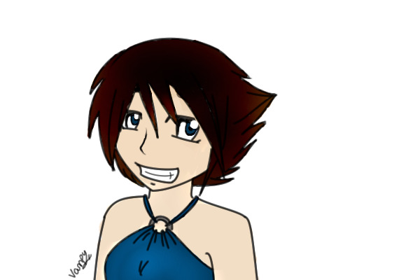i might do this with mah hair too..